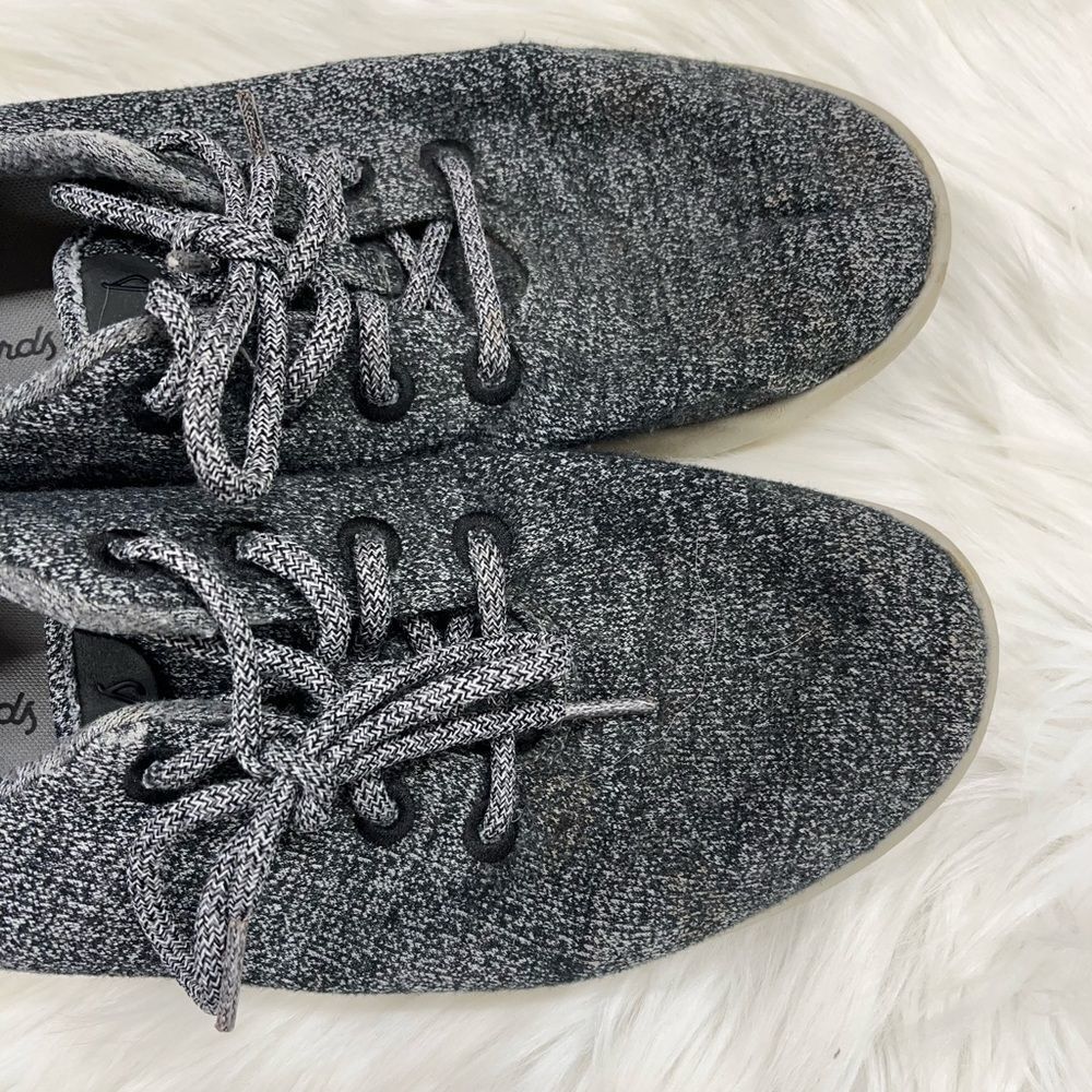 Allbirds Wool Runners Grey mens Athletic Shoes - Picture 2 of 8